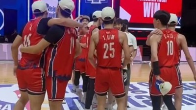 '韓농구 대단하네' 용산고 NBA 유망주 대회 우승! 中 장신군단 97-48 격파... '특급 유망주' 김민기 MVP