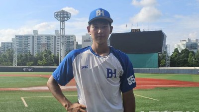 추신수 이후 최고의 재능! '이대호 극찬' 1m94 괴물 고교생 영광스런 호칭 감사…어울리는 선수 되고파 [인터뷰]