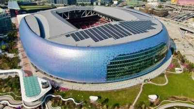 손흥민 '돔구장' 뛸까…'우주선급' 동아시아 최고의 축구장 등장→최대 5만명 수용