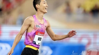 높이뛰기 우상혁, 다이아몬드리그 우승…2m34로 올해 세계 1위 기록