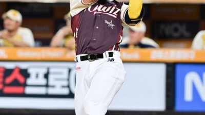 '홈런 더비' 아쉬움, 본경기에서 말끔히 씻었다...괴력의 안현민, 비거리 125m 홈런 폭발 [올스타전]