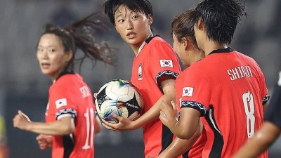 한국, 세계 5위 일본과 극적인 1-1 무승부…정다빈 동점포 '신상우호' 살렸다→20년 만에 우승도 가능 [현장리뷰]
