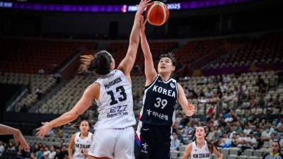 한국 여자농구, 종료 3초전 박지수 득점으로 뉴질랜드 잡고 2년 전 복수 성공…FIBA 여자 아시아컵서 4강 진입 위한 유리한 고지 확보