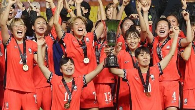 지소연 A매치 74호골 결승골…한국 여자축구 기적 연출, 대만 2-0 잡고 20년 만에 동아시안컵 우승