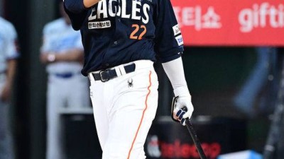 1위 한화 후반기 첫 홈런 주인공은 채은성…오원석에 달아나는 투런포 폭발 ‘시즌 15호포 쾅’ [오!쎈 수원]