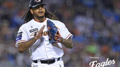 아쉬움 속에 한국 떠난 '문동주 멘토' 前 한화 페냐, 대만리그 폭격...ERA 1.75 'CPBL 1위'