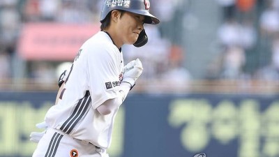 한화 3연전 12타수 6안타…또 한 번 이름 알린 두산 신인 박준순