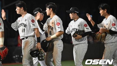칭찬하고 싶다 명장이 웃는다...7회 승부처라고 생각 준비된 홍민기가 롯데를 구했다 [오!쎈 부산]