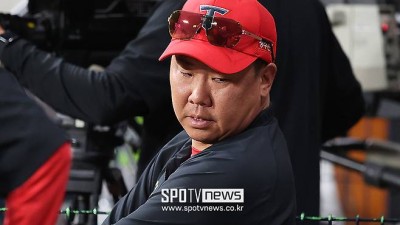 '이범호 뿔났다' 주루방해 선언에 그라운드서 격렬 항의…결국 퇴장 조치