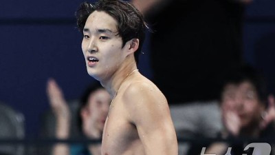김우민, 韓 수영 최초 세계선수권 자유형 400m 2회 연속 입상(종합)