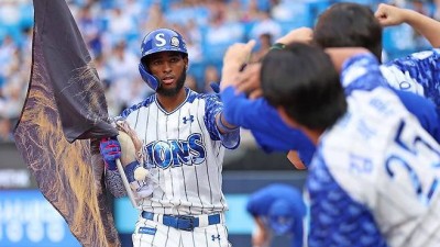 '홈런 1위' 삼성 디아즈, 시즌 33호 홈런으로 가장 먼저 100타점