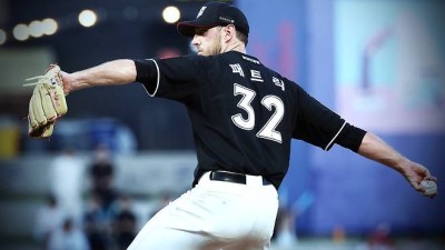 ‘최고 시속 154km’ 패트릭, LG전 5이닝 1실점 위력투