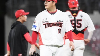 '우승청부사' 조상우 2군행 배경은 → 이범호 KIA 감독 현재 심리 상태로는 결과 계속 똑같을 것
