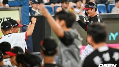 '팀 홈런 1위' 삼성을 홈런으로 제압하다니... 매서운 LG에 사령탑도 감탄 마지막 필요한 순간 오지환이 해줬다 [대구 현장]