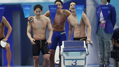 韓 수영 새 역사 썼다…남자 혼계영 400ｍ, 세계선수권 첫 결승 진출