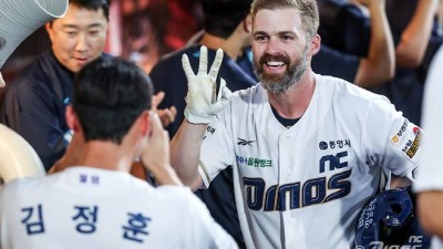 꼴찌에 스윕당하고 왜 우리한테 화풀이하냐...'철인' 데이비슨 결승포-라일리 115구 투혼 NC, '김도영 이탈' KIA 제압 [창원 현장]