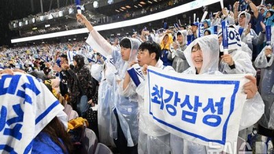 '대박! 삼성 120만 돌파'...리그 1위 LG도 제쳤다! KBO, 역대 최소 경기 900만 달성