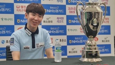 일본 선수가 '한국어'로 우승 기자회견... 마무리는 한국말 괜찮았어요?[PBA]