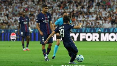 ‘이강인 만회골+하무스 극장골’ PSG, 토트넘에 승부차기 승리..슈퍼컵 우승