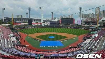 ‘비 예보 없는데’ 수원 KT-LG전 왜 취소됐나…극한 호우가 할퀸 그라운드, 경기 개최 불가 판정 [오!쎈 수원]