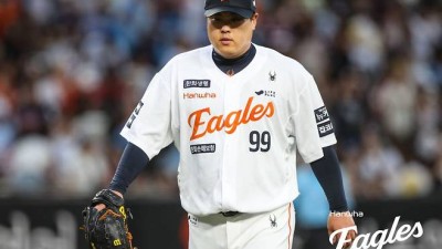 '윤동희 공략 실패' 류현진, 롯데전 7이닝 2실점→승패 없이 물러나 [IS 대전]