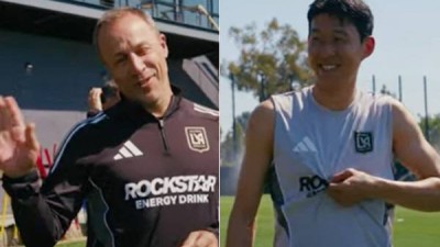 그게 감독님이셨어요? 19살 손흥민이 농락했던 수비수 알고보니 LA FC 감독…14년만의 재회→골키퍼 잘못 웃픈 변명