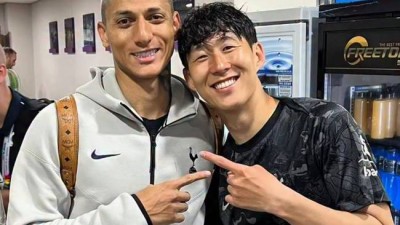 손흥민 사랑해 히샬리송도 미국으로?...토트넘이 661억 요구해 무산, 여전히 포기 안 해