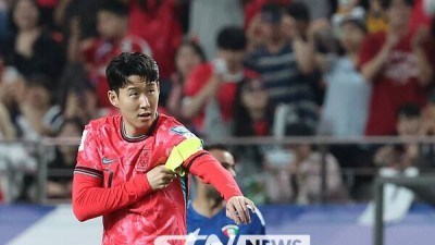'韓, 브라질과의 대결 1-2 패배' 손흥민 돋보일까? 공격 선두에 설 것...A매치 137번째 활약