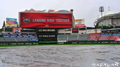 하늘이 SSG 돕는다?…비 내리는 인천, 준PO 2차전 개시 가능할까 [준PO2]