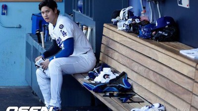 '55홈런-102타점' MVP 타자 어디로 사라졌나…'타율 5푼6리' 침묵, 오타니는 부활할까