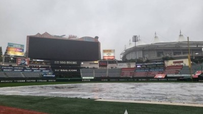 준PO 2차전 우천취소→한화만 웃는다, 하루 휴식에도 SSG-삼성은 울상 [인천 현장]