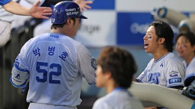 하루 만에 사라진 박병호...박진만 감독 구자욱 DH 출전이 낫다는 판단 [준PO2]