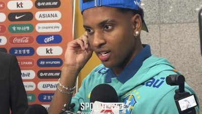 홍명보호 3백 영혼까지 박살낸 호드리구 “한국전, 월드컵 결승전처럼 뛰었다” 진심발언 [SPO 현장]