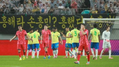 '한국 5-0 완파' 안첼로티 감독, 홍명보 전술 문제점 지적...3백 압박 과정서 실수 나왔다