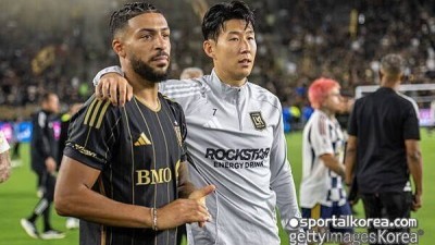 '이례적 상황' 손흥민이 대놓고 지원했는데...A매치 기간 MLS 선발 출전한 메시, 애틀랜타전 멀티골, 부앙가 제치고 득점 선두