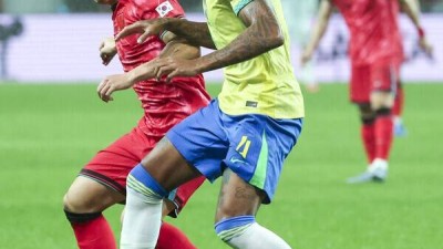 '브라질, 한국 5-0 폭격 후 일본과 2-2 무승부' 사무라이 블루 무승 끝? 부진한 성적 마감할 때