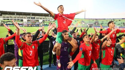 韓 꺾고 승승장구 하더니... 돌풍의 U-20 모로코, '최강' 프랑스 승부차기로 꺾고 WC 결승행