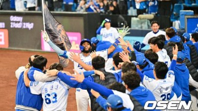 ‘타율 .000→.375, 홈런까지 터졌다’ 한화 떨고 있니? 50홈런-158타점 괴물타자 부활, 최강 원투펀치도 잡을까