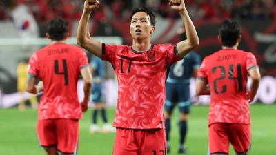 한국 축구, FIFA 랭킹 23→22위로 상승…일본 19위