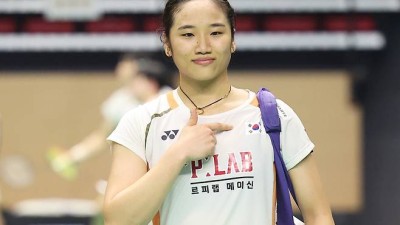 ‘설욕 성공’ 안세영, 日 야마구치 2-1 꺾고 덴마크오픈 결승 진출