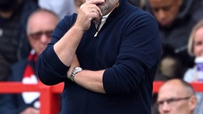 '도저히 못 보겠다' 경기 안 끝났는데 우르르 나간 노팅엄 팬들...포스텍은 경기 직후 경질