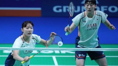 백하나-이소희, 김혜정-공희용 꺾고 덴마크오픈 여자복식 우승