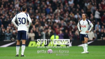 [PL REVIEW] '손흥민이 골 넣은 날', 토트넘은 무너졌다...벤탄쿠르 선제골에도 아스톤 빌라에 1-2 역전패