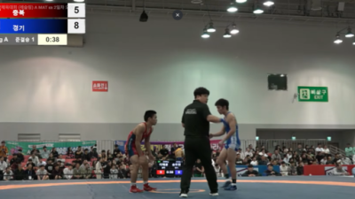 [제106회 전국체전] 상대방 기권에도 경기 재개, 뒤바뀐 흐름으로 역전패