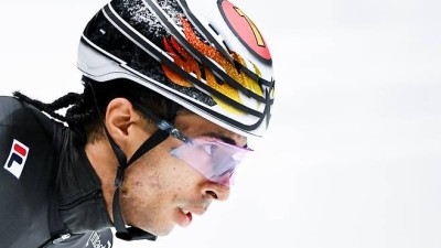 '금금금금금' 대회 최초 기록 수립→韓 남자 쇼트트랙 '최대 위협' 등장...'191cm 거구' 단풍국 괴물, 밀라노 끝판왕 예고