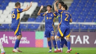 [ACLE 현장 리뷰] '김민혁 결승골' 울산, 日 히로시마 1-0 누르고 깜짝 선두 등극