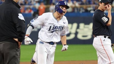 김영웅, 또 한 번 삼성 구했다… 한화 김서현 상대 동점 스리런 홈런 폭발[PO4]