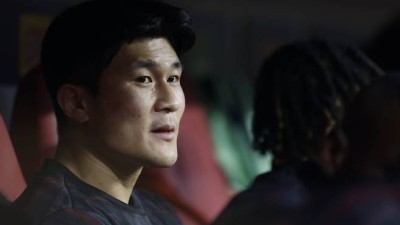 '존재감 1도 없다. 어쩌다 이렇게 됐나' 바이에른 뮌헨 김민재 후반 9분 출전+옐로카드+최저수준 평점. 팀의 4대0 대승에도 웃을 수 없다