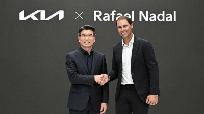 '기아와 21년째 동행' 나달, 운전면허도 없었을 때부터 인연.. 이젠 가족