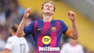 멀쩡하더니 갑자기 컨디션 불량… 훈련 조퇴한 데 용, 엘 클라시코 출전 가능할까?